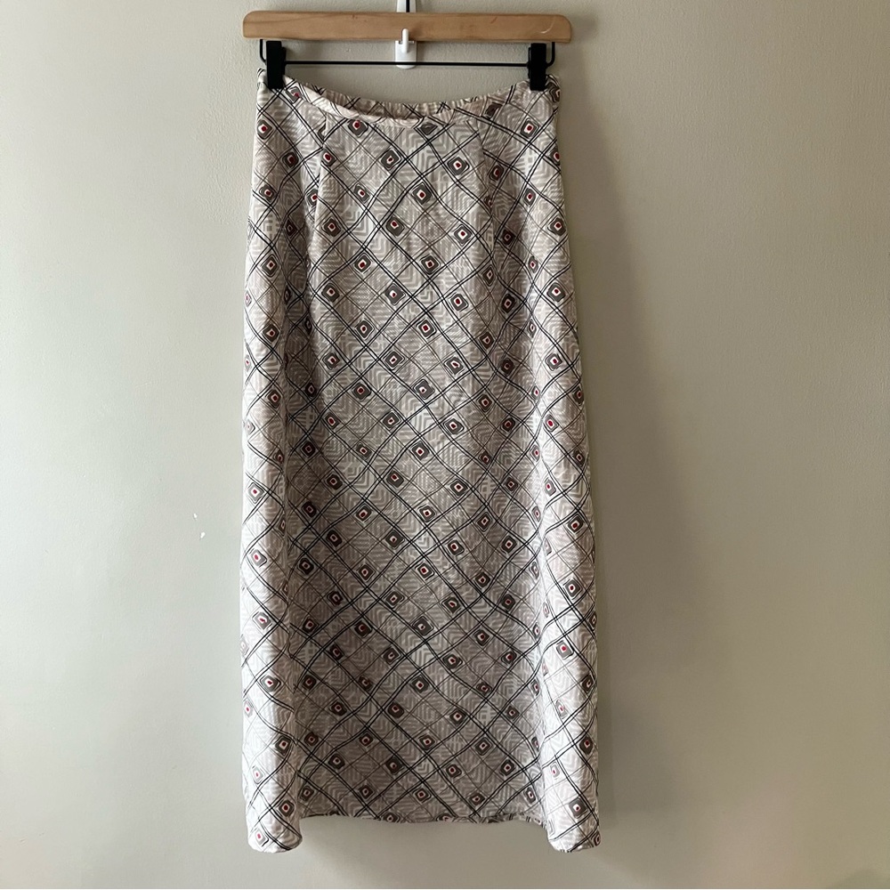 JACLYN SMITH Classics Graphic Midi Skirt